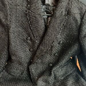 White House Black Market Elegant Black Studio Blazer